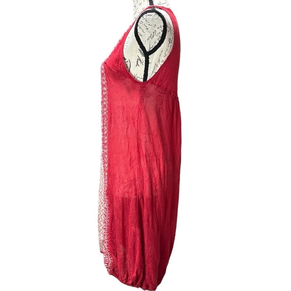 Free People Red Dress / Cover Up Size Medium - Picture 3 of 6